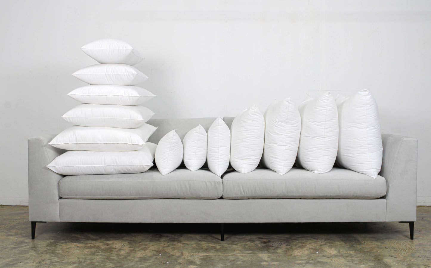 Premium 26" Down & Feather Throw Pillows (2 Pack)