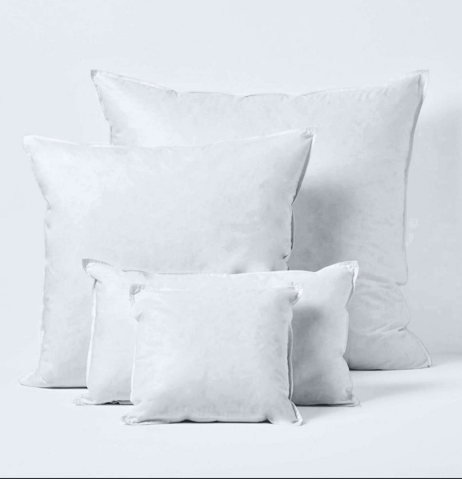 Premium 14" Down & Feather Throw Pillows (2 Pack)